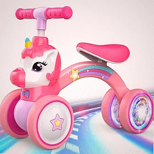 Baby Balance Bike Ride on Toys for 1 2 Year Old, Toddler Bike, Birthday Unicorn