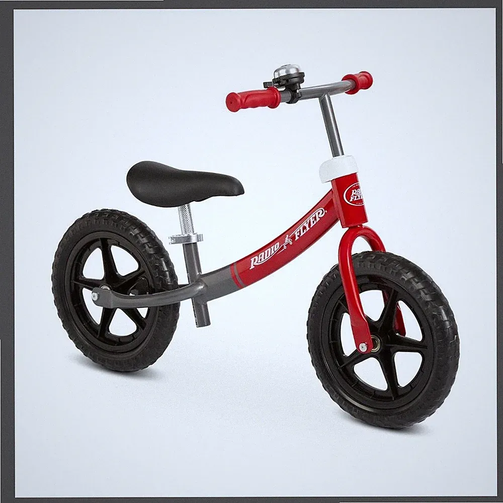 Radio Flyer 12" Kids Boys Girls Balance Bike Beginner Glide and Go