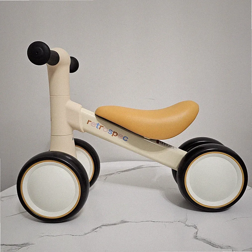 Retrospec Bicycles Cricket Mini 6" Kids' Balance Bike Ivory