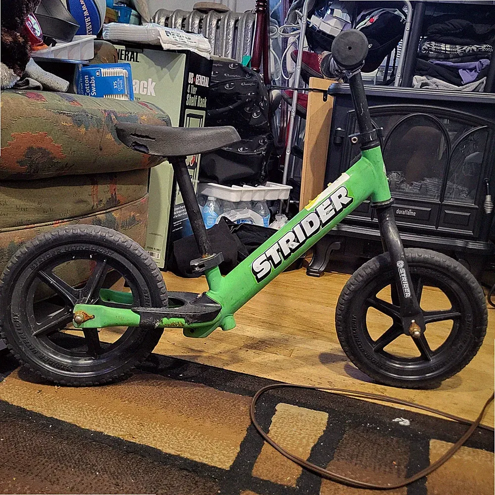 Strider 12” Sport balance Bike - No Pedal Balance Bicycle for Kids 1 to 4 Years